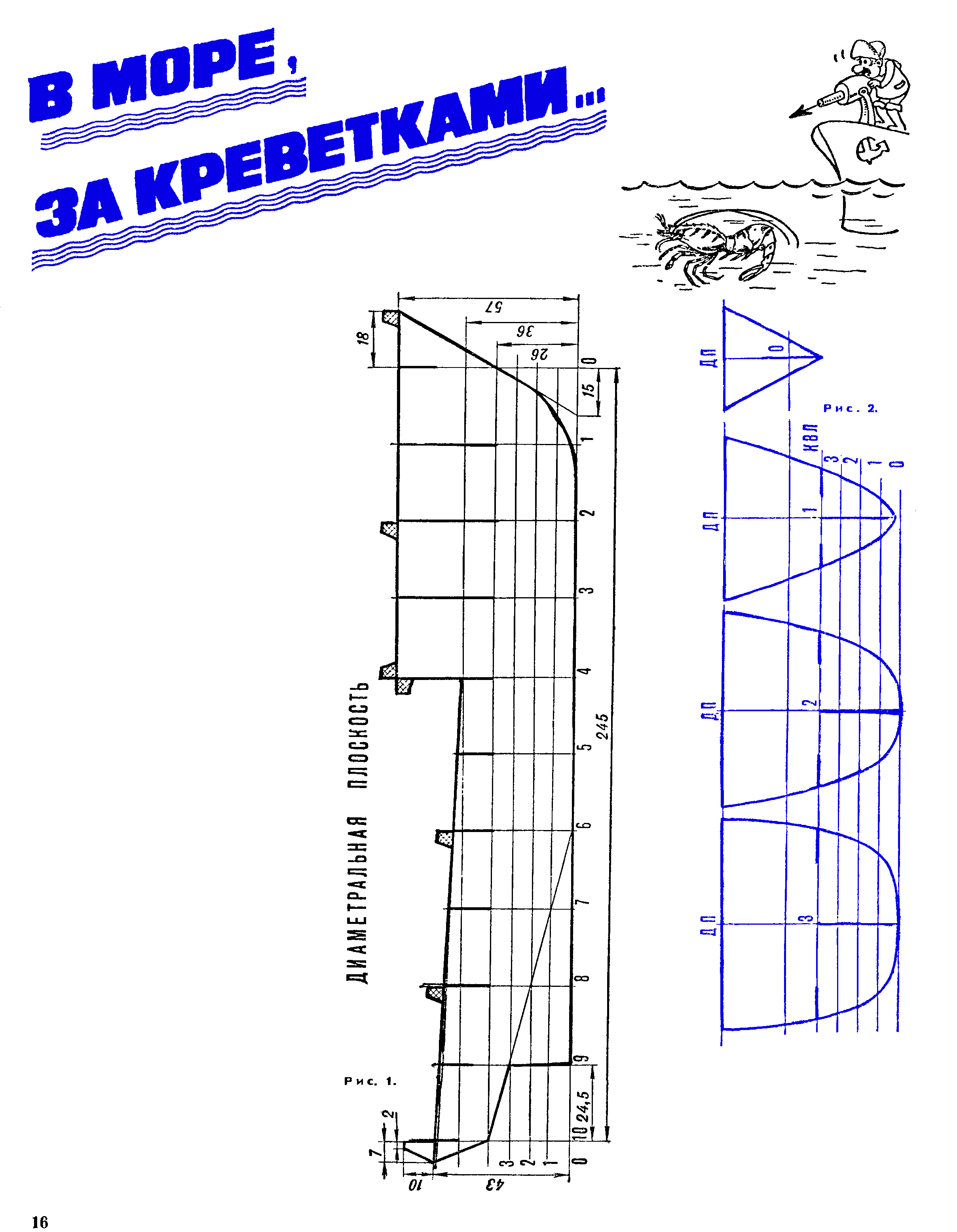 "Моделист-конструктор" 1, 1973,  16c.